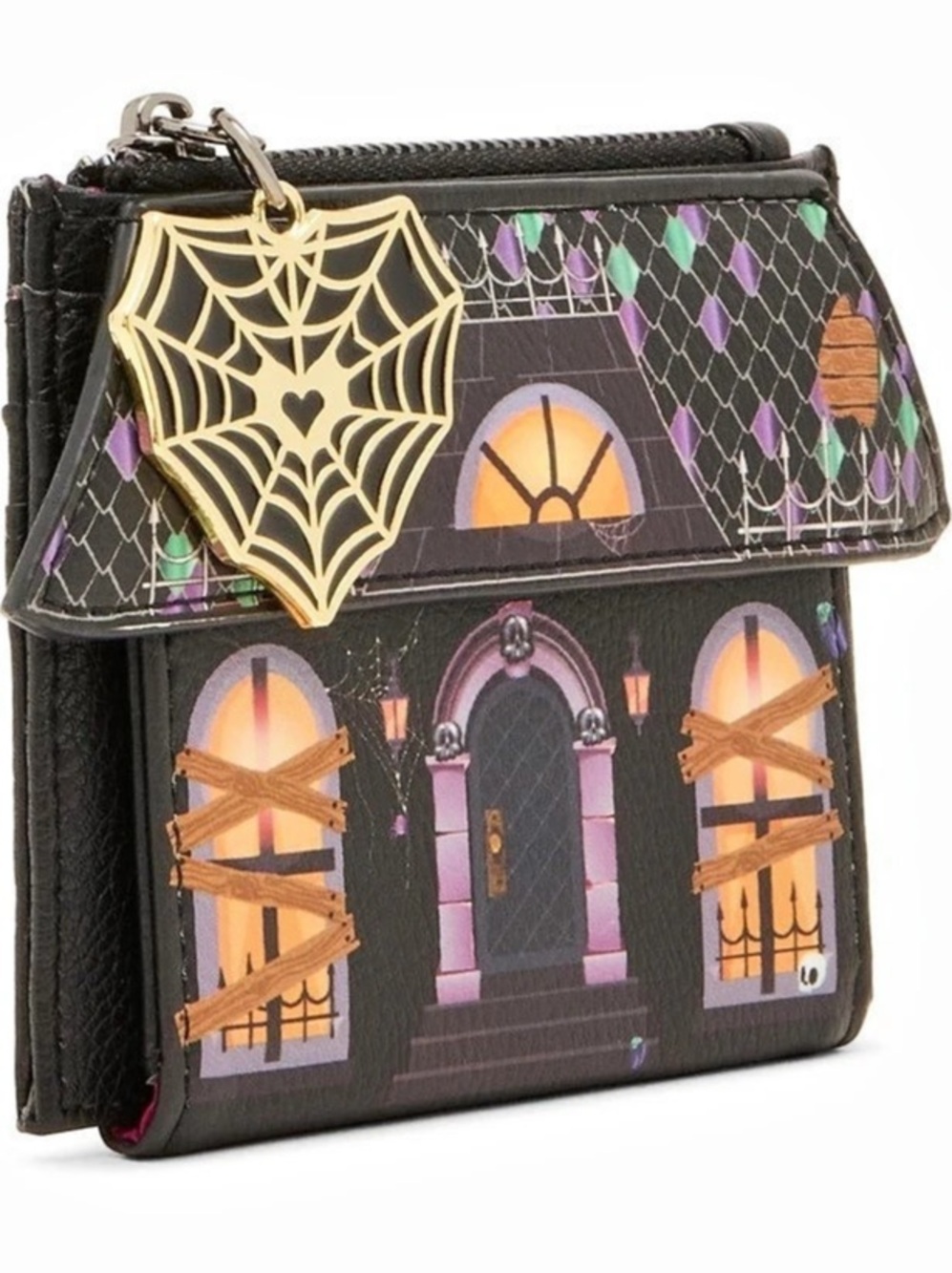 Betsey Johnson Boo & Breakfast Wallet Black & Pink, NWT 👻